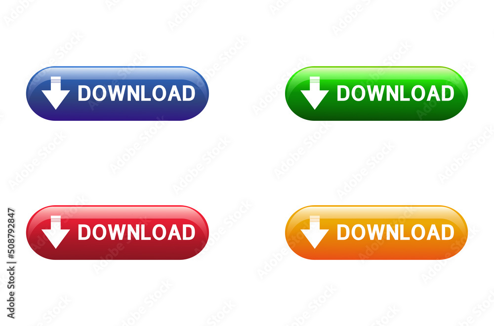 Download icons,signs for sociel media isolated on white background.Vector design Download icons,signs for sociel media isolated on white background.Vector design