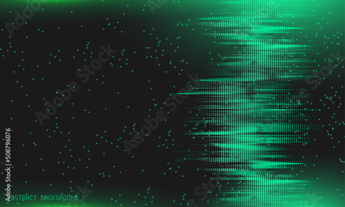 abstract green halftone background photo