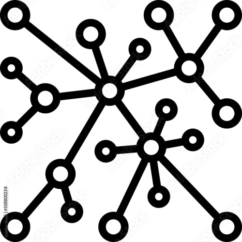 multiverse modern line style icon