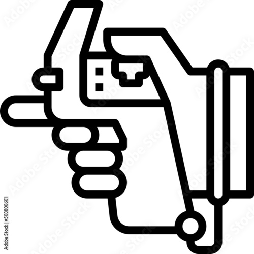 controller modern line style icon