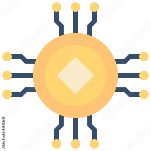 nft flat style icon