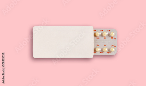 Tableau sur toile Antibabypille   -   birth control pills