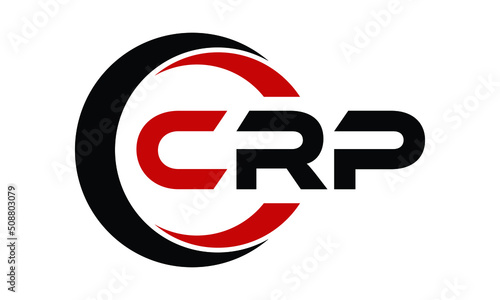 CRP swoosh three letter logo design vector template | monogram logo | abstract logo | wordmark logo | letter mark logo | business logo | brand logo | flat logo | minimalist logo | text | word | symbol