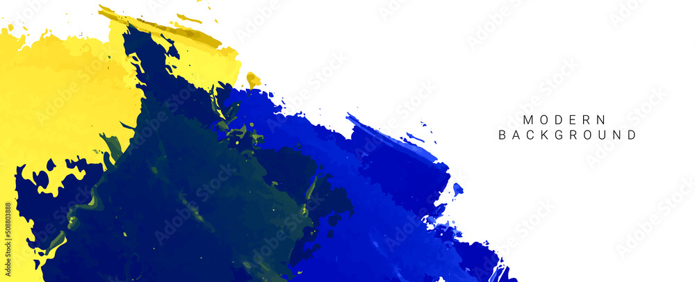 Obraz premium Abstract watercolor ink design modern graphic background