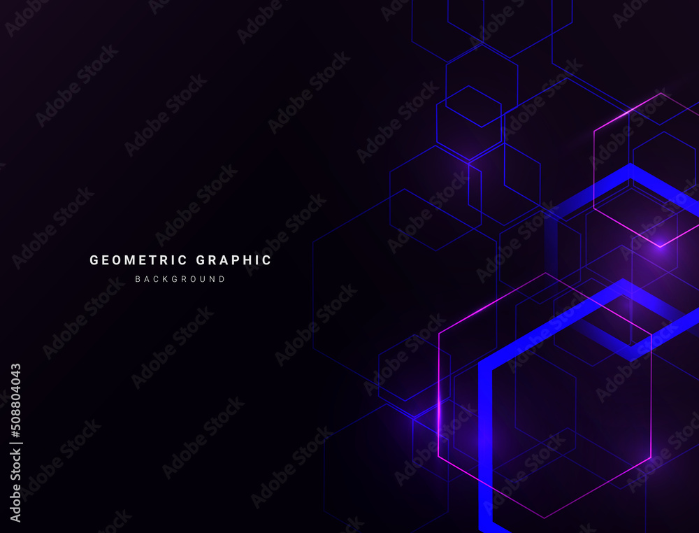 Abstract geometric modern stylish background design