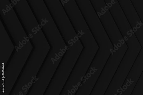 Abstract minimal black and grey background , 3D rendering , pattern texture 