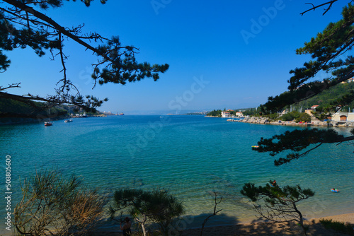 spiagge isola  di krk croazia