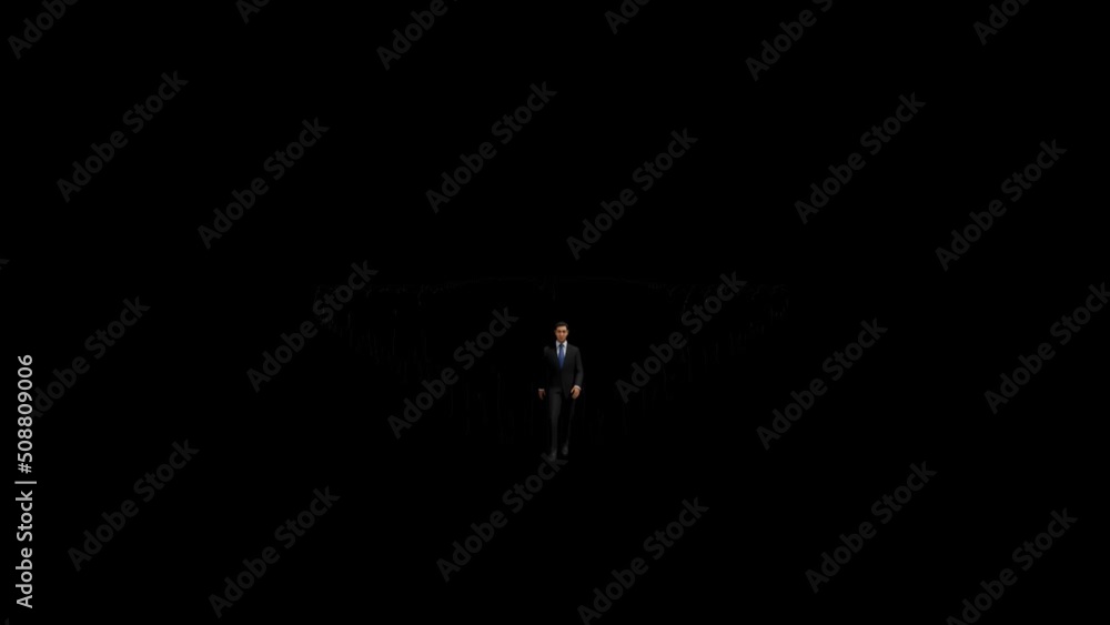 Businessmen crowd forming arrow shape pointing down, hd, Alpha Channel Businessmen crowd forming arrow shape pointing down, hd, Alpha Channel