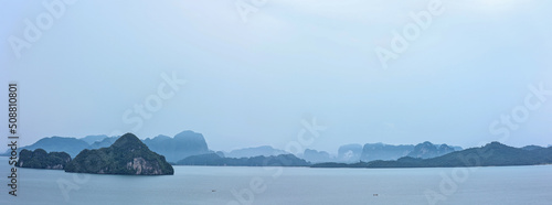 Panorama of Koh Hong or Hong island, Krabi, Southern Thailand.