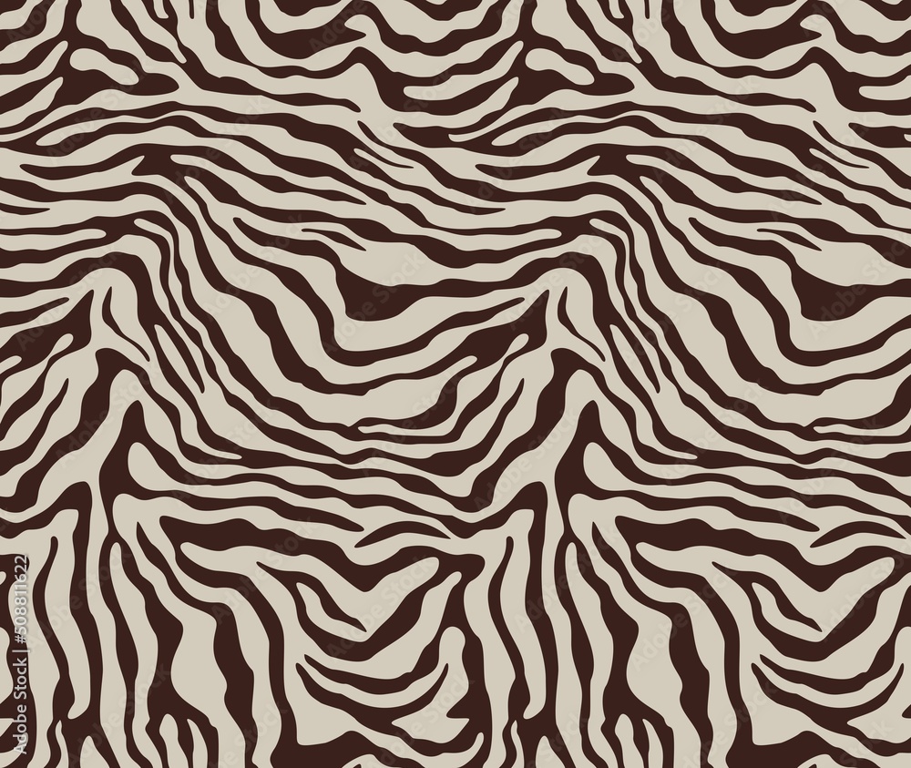 Seamless zebra print, fashion texture for textiles, animal pattern.
Seamless zebra print, fashion texture for textiles, animal pattern.