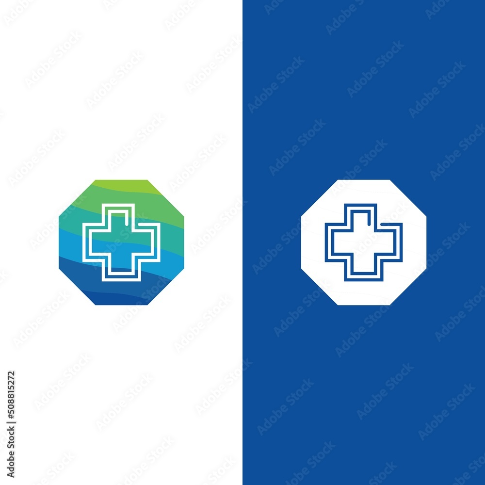 Obraz premium Health Medical Logo template vector