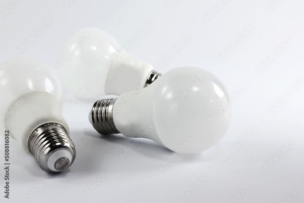 LED light bulb or lamp isolated on white background LED light bulb or lamp isolated on white background