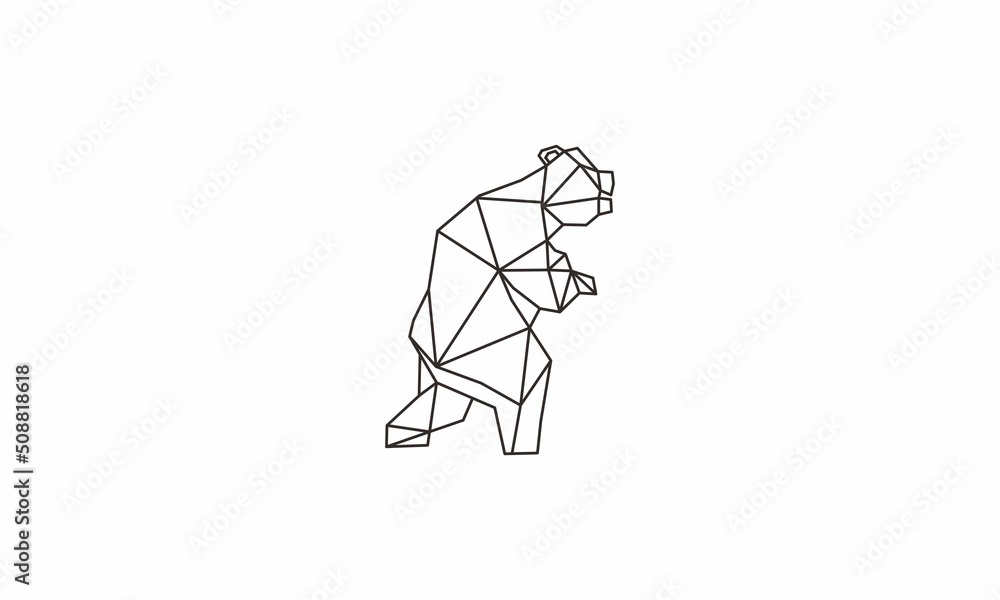 geometric bear geometric bear