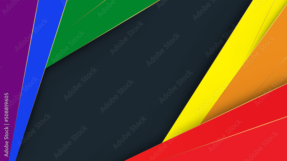 LGBT Pride Month. Geometric background. Human rights or diversity ...