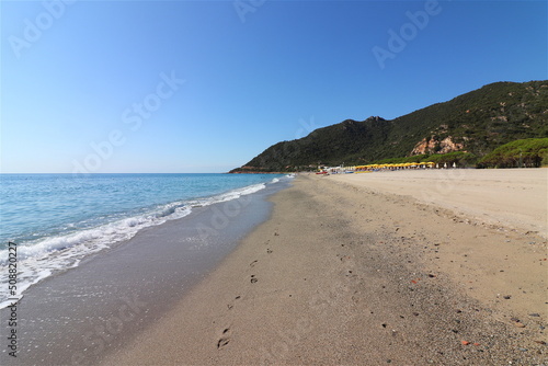 Perdepera beach in Sardinia  Italy