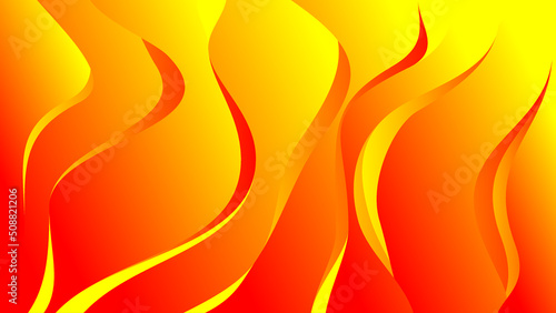 Dynamic textured yellow abstract background vector illustration
