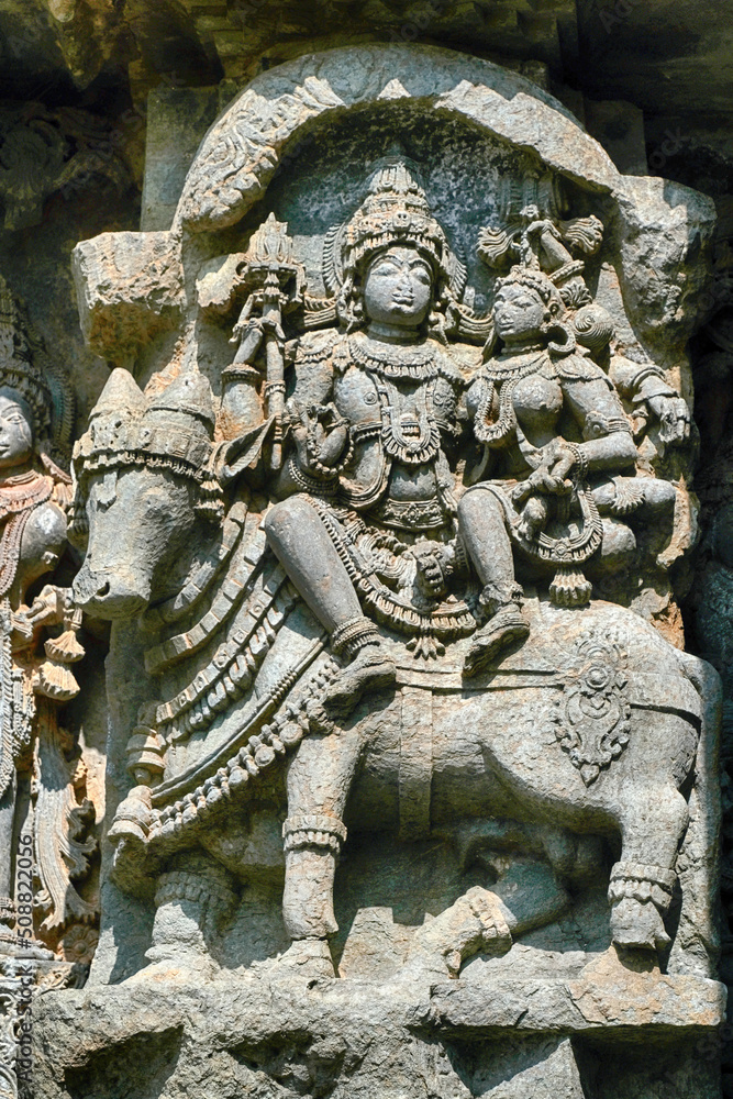 Kedareshwara Temple, beautiful sculpture, Halebidu, Karnataka, India Kedareshwara Temple, beautiful sculpture, Halebidu, Karnataka, India