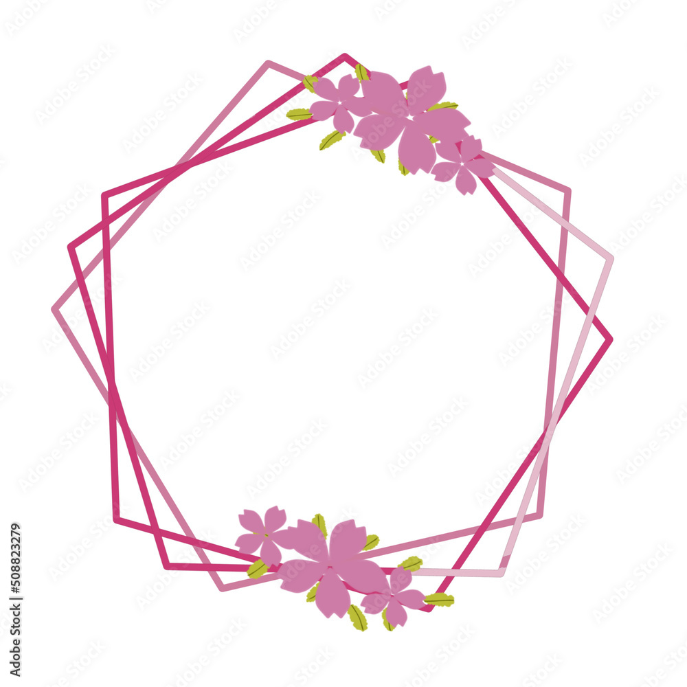 Obraz premium flower frame