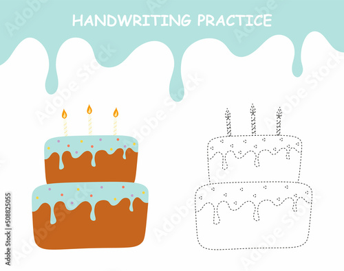 Handwriting practice for children