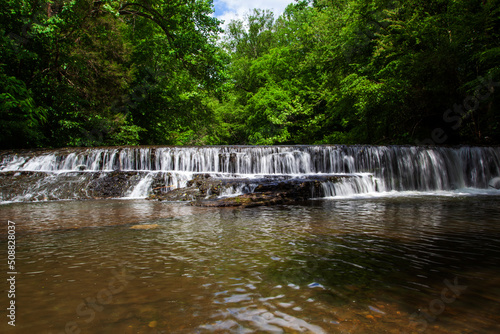 Fototapeta Naklejka Na Ścianę i Meble -  Rutledge Falls a waterfall in Tennessee