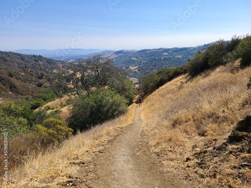 Views of Rocky Ridge from the Chamise Trail, Las Trampas Wilderness, Northern California photo