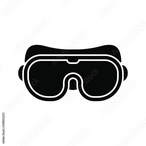 Goggles icon. Safety glasses sign. vector illustration