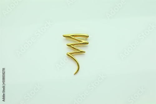 Billede på lærred Abstract design vintage brooch pin costume jewelry fashion accessory unisex