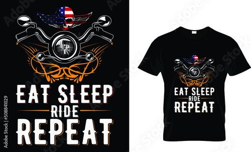 Motorcycle T shirt design...