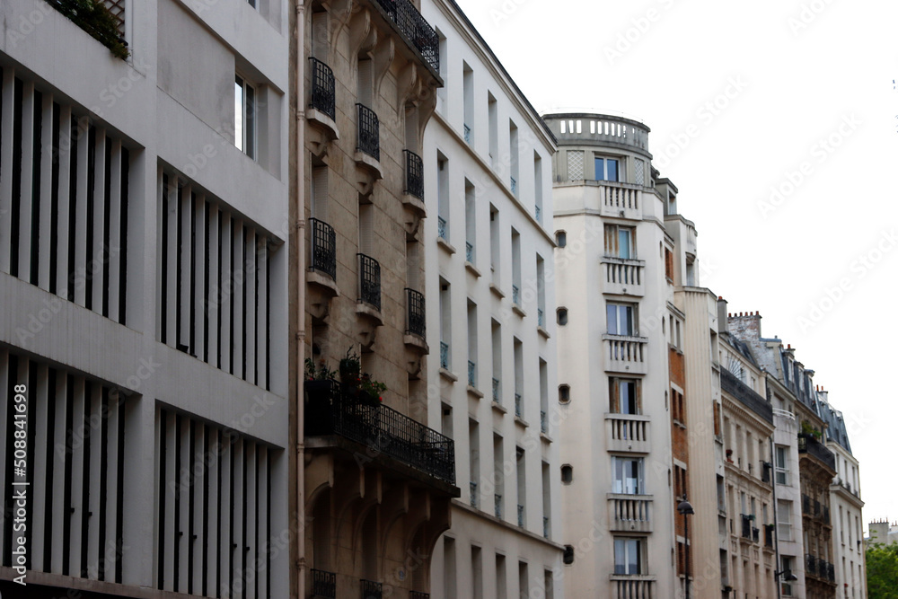 Facade of a building in Paris