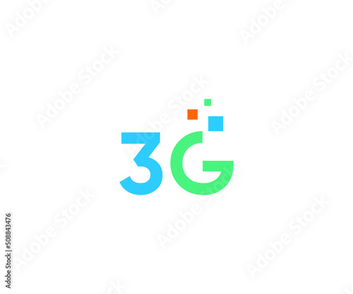 3G Logo Design vector Template