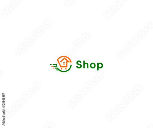 Shop Logo Design vector Template