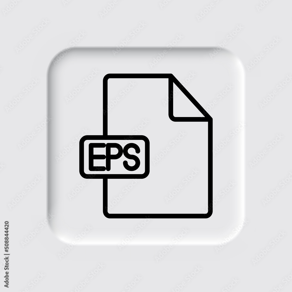 EPS file simple icon vector. Flat design. Neumorphism design.ai EPS file simple icon vector. Flat design. Neumorphism design.ai