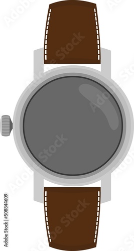 Vector illustration of a wristwatch