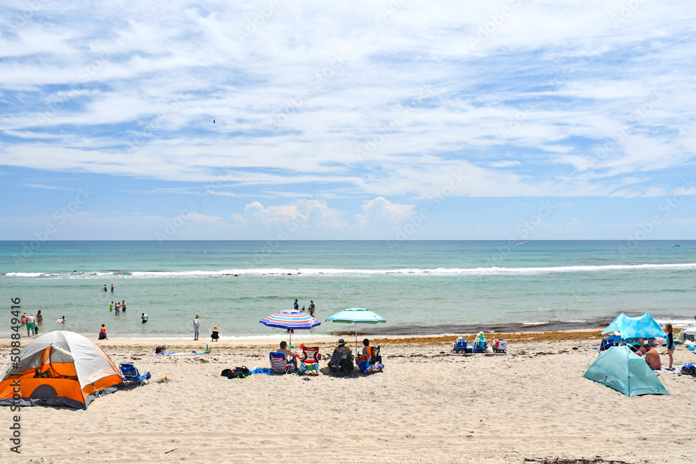 Bathtub Reef Beach in Stuart, Florida in Martin County Bathtub Reef Beach in Stuart, Florida in Martin County