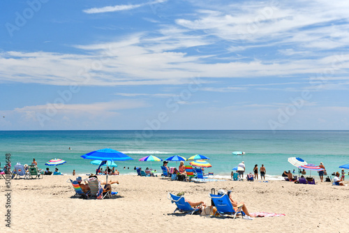 Stuart Public Beach on Hutchinson Island South in Martin County in southeast Florida. 