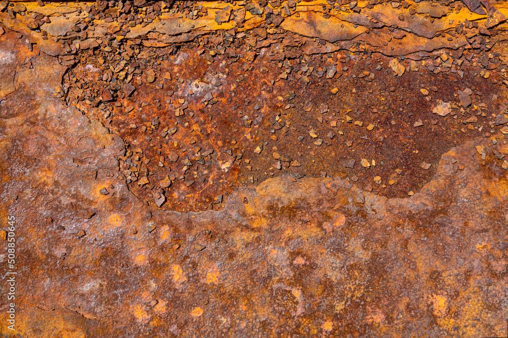 Red rusty metal background Red rusty metal background