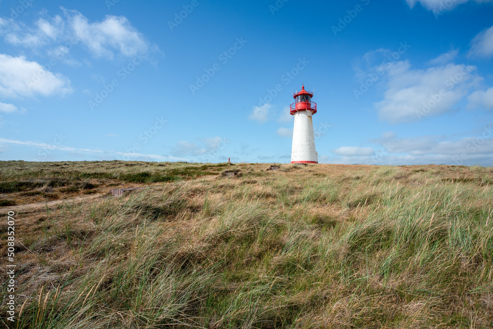 Lighthouse List West along the North Sea coast, Sylt, Schleswig-Holstein, Germany Lighthouse List West along the North Sea coast, Sylt, Schleswig-Holstein, Germany