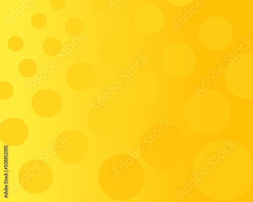 yellow abstract background graphic vector illustration with bubble elements