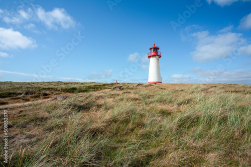 Lighthouse List West along the North Sea coast  Sylt  Schleswig-Holstein  Germany