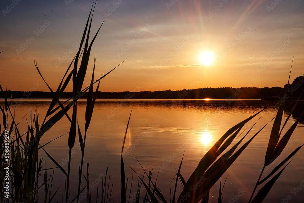 Abends am See - Sunset - Sunrise over sea - Abends am See - Sunset - Sunrise over sea -