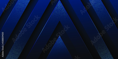 Luxurious dark background with glitter and blue lines. for illustration design.