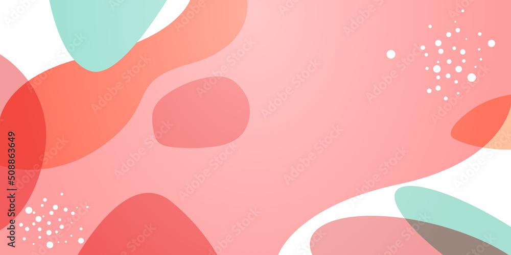Abstract creative backgrounds in minimal trendy style with copy space for text.