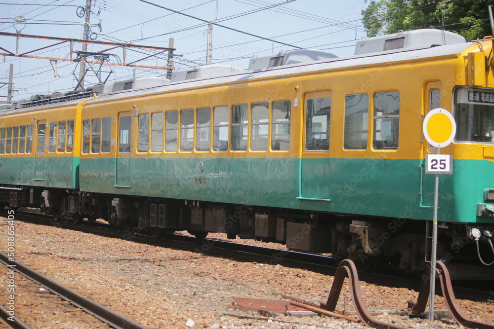 Fototapeta premium 富山地方鉄道の電車