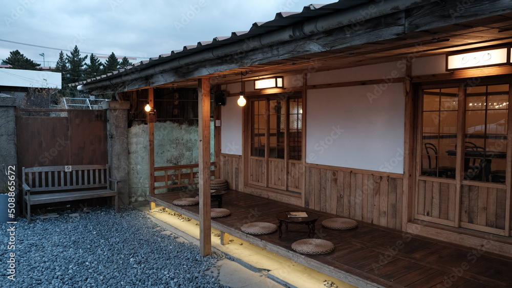 An old Korean style house