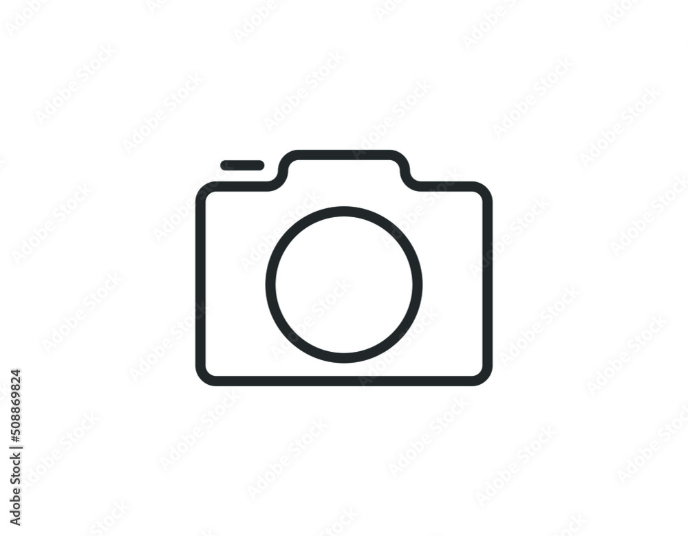 Camera Photography Icon Vector Template Illustration Design