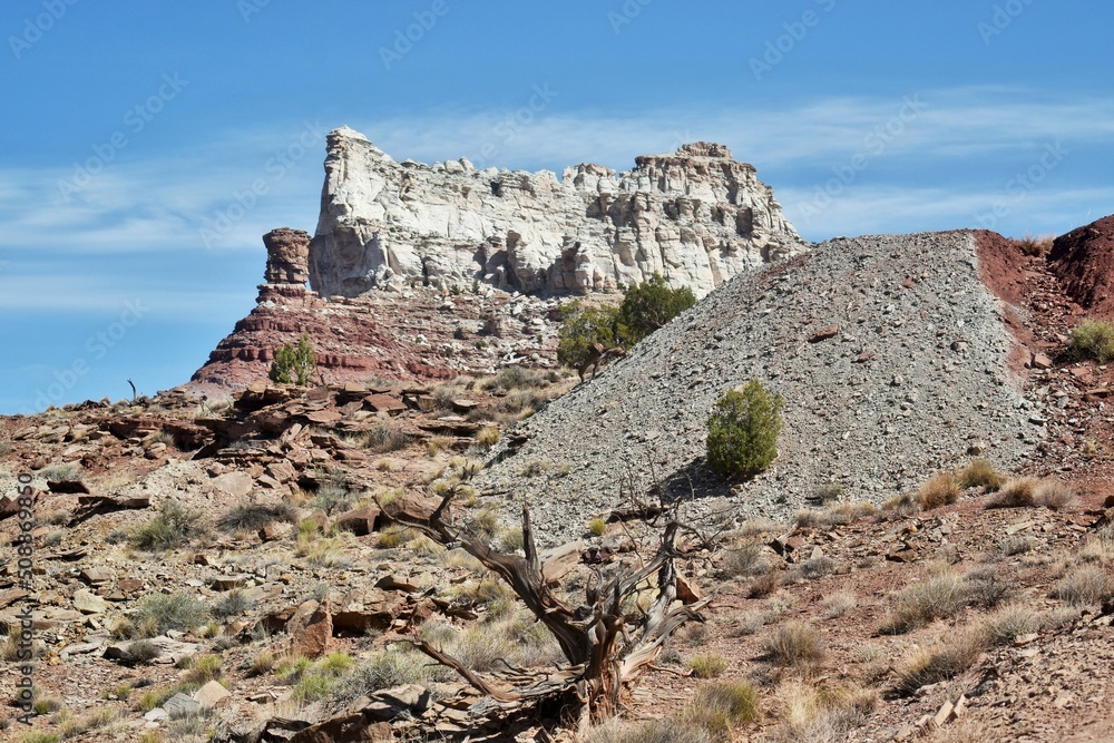 Fototapeta premium Canyon formation in the desert