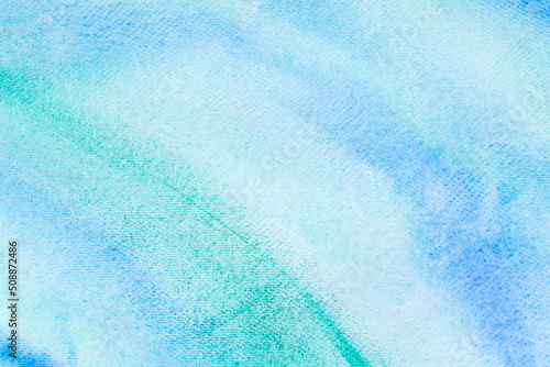 blue and turquoise watercolor painted background texture