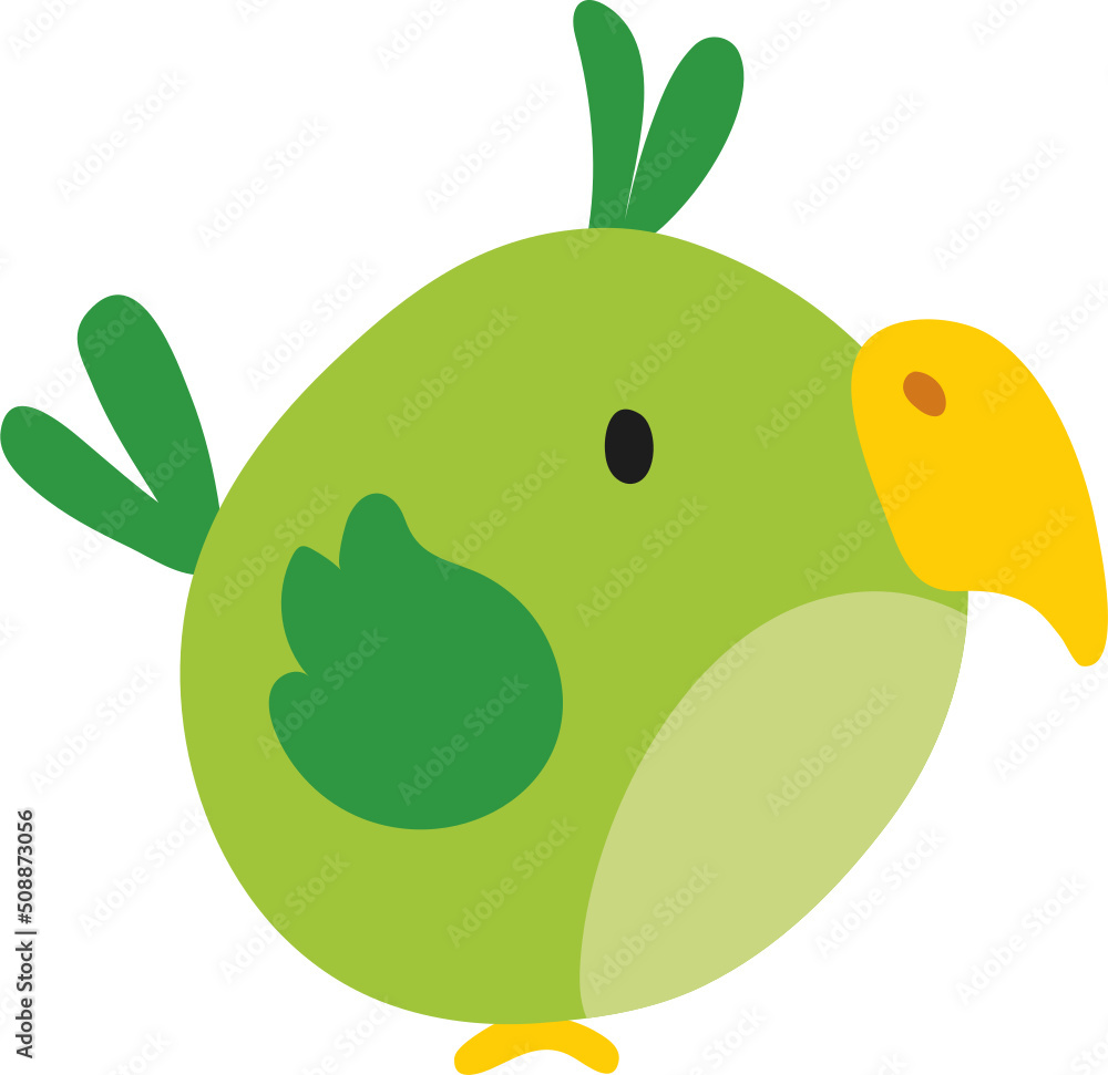 Naklejka premium Bird cartoon