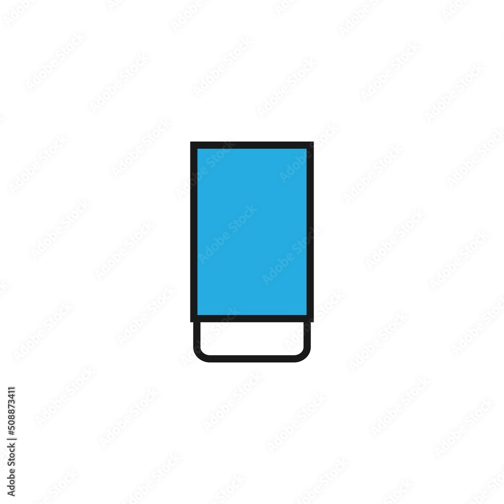 Eraser Icon Symbol On Clean Background Eraser Icon Symbol On Clean Background