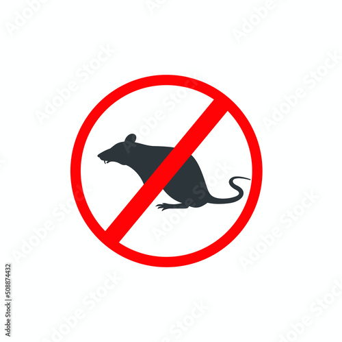 rat poison symbol, vector art.